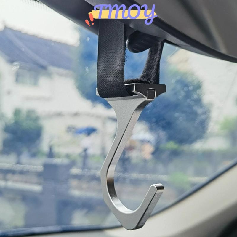 Móc vô lăng bằng nhôm TMOY có dây đeo Nylon có thể điều chỉnh, TMOY sửa đổi gắn trên ô tô