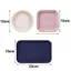 Khay trưng bày trang sức AMLU, Khay đựng đồ trang sức màu trơn tinh tế, DIY Luxury Velvet Blank Box Trưng bày phụ kiện trưng bày