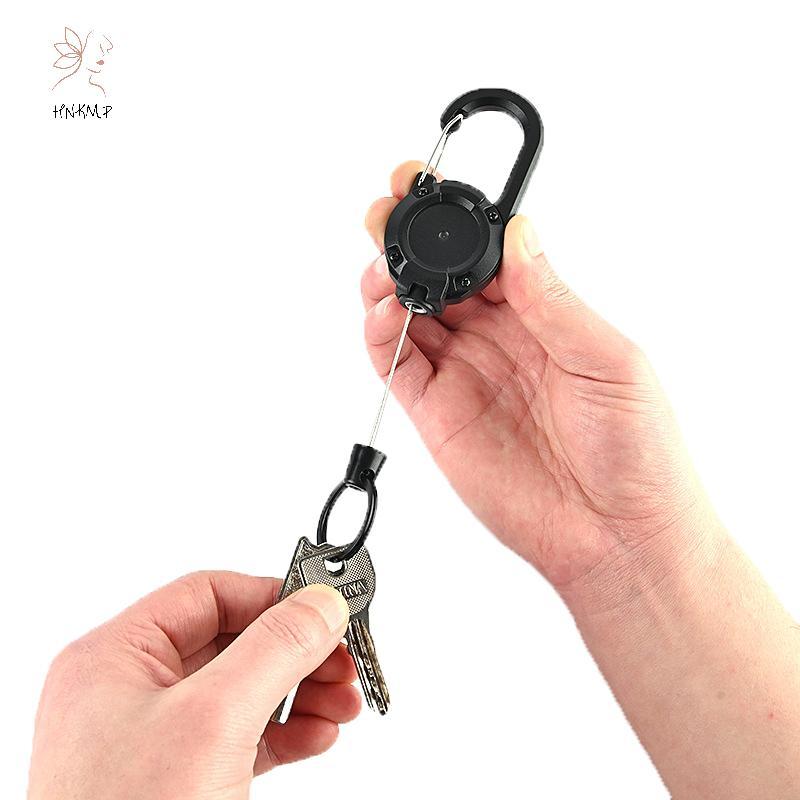 Dây HNKMP 1 Dây Xích Chìa Khóa Thể Thao Có Thể Thu Vào Dễ Dàng Tháo Rời Chống Mất Kim Loại Chống Trộm Dễ Dàng Để Tháo Rời.