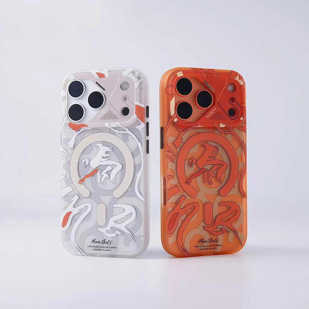 Ốp điện thoại từ tính có bề mặt mờ, họa tiết graffiti theo phong cách dạo phố giống như da, tương thích với iPhone 17 Pro Max và 16, vỏ bảo vệ chống sốc / a