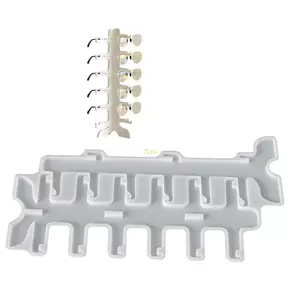 Khay Kính 6 Ngăn Silicon Dễ Lau Chùi - Phù Hợp Cho Gia Đình Và Tiệc Cư Dân