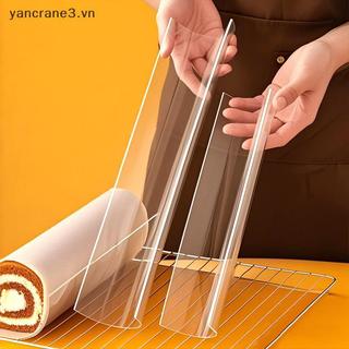 {YAN} Khuôn cuộn bánh Acrylic Hình bán nguyệt Thiên Định hình giữ cho bánh ngọt Mousse Nướng bánh tại nhà Nhà bếp {ya}