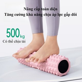Con lăn xốp yoga EVA - massage thư giãn, giảm đau lưng