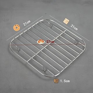 Thép không gỉ 304 Giá Chiên Không Khí Làm Mát Thoát Nước Nướng Khay Hấp Thực Phẩm Lưới Nhà Bếp