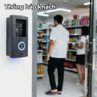 Chuông cửa cảm biến chuyển động không dây Cảnh báo tự động Pin gắn từ tính Cửa hàng gia đình Chuông cửa