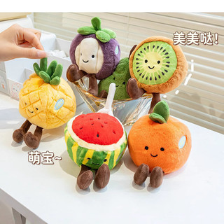 Sản Phẩm Mới Sinh Thái Trái Cây Series Búp Bê Vui Vẻ Apple Kiwi Dứa Dưa Hấu Búp Bê Trẻ Em Nhận Thức Nữ