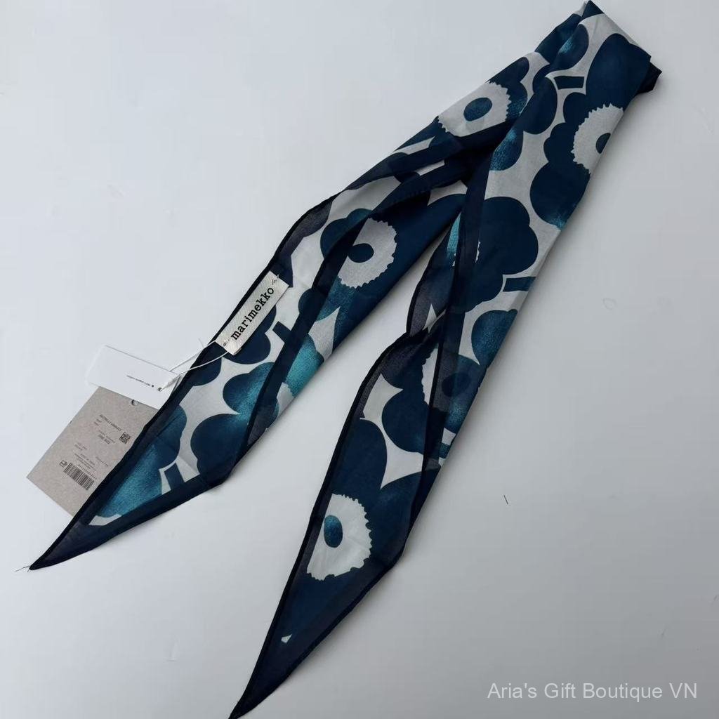 [Aria G-1] Khăn quàng cổ tam giác Cotton nguyên chất Dải dài Nữ Xuân Thu Thời trang Trang trí mùa hè