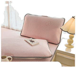 Vỏ Gối Ice Silk Vỏ Gối Đậu Hà Lan Cặp Thảm Mát Hộ Gia Đình Người Lớn 48cmx74cm Vỏ Gối Chống Bụi Bẩn Mùa Hè GLLG