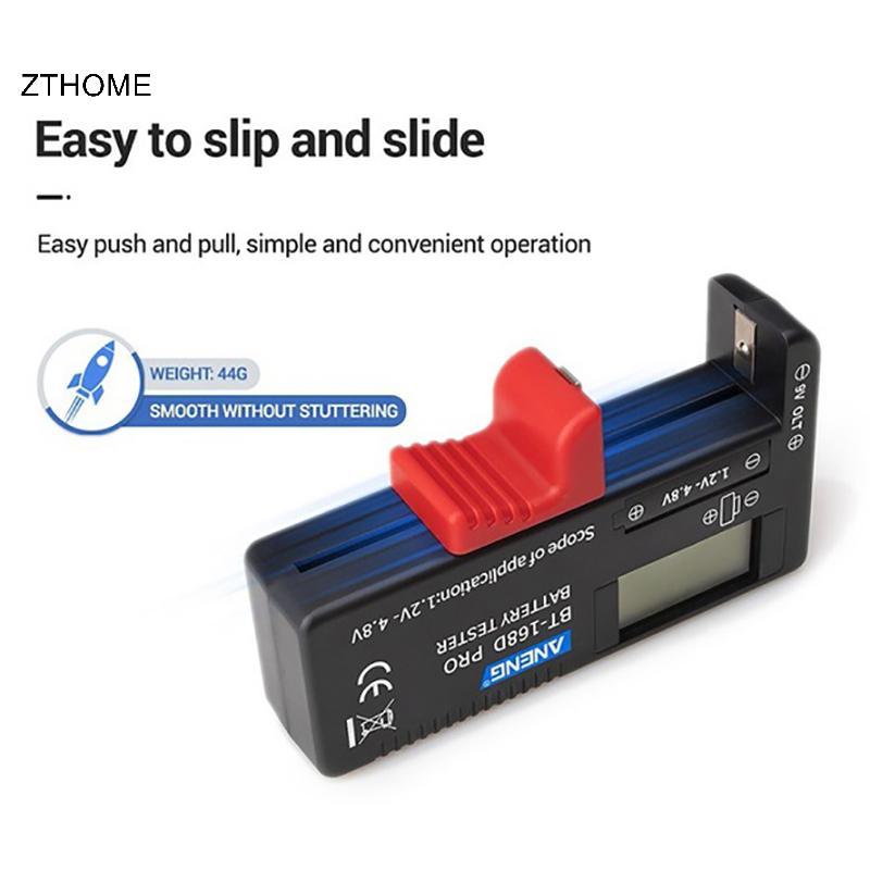 ZTHOME Kỹ Thuật Số Dung Lượng Pin Volt Tester Che Pin Điện Áp Dòng Điện Meter Tester HOT
