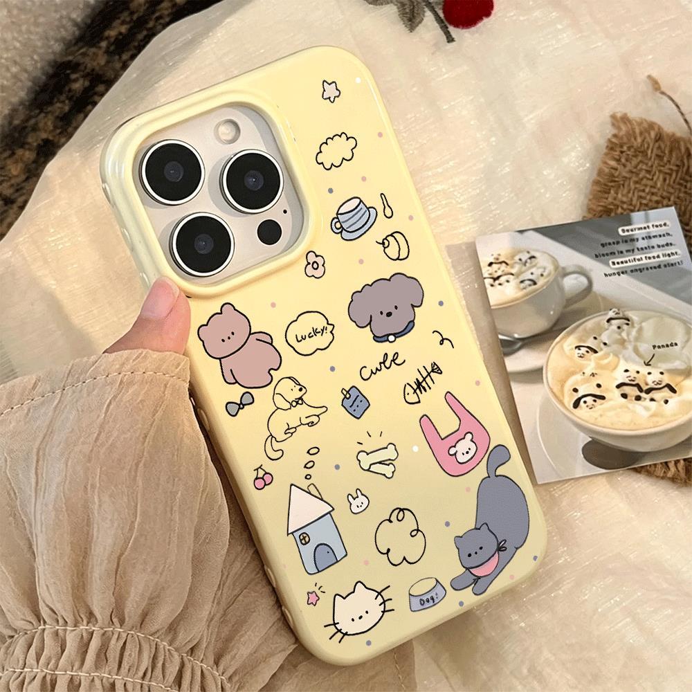 Đối tác nhỏ Ứnhỏ dụng iPhone 1716/15/14 Trường hợp 13/12/11xr Dễ thương 8/7