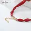 AqToCna 2 Chiếc Vintage Phóng Đại San Hô Đỏ Nelace Dành Cho Nữ Thời Trang Bé Gái Phong Cách Boho Tuyên Bố Retro Nelaces Mỹ Trang Sức Quà Tặng AqToCna