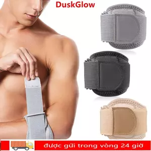 DUSKGLOW Khuỷu tay Nẹp Phụ kiện thể thao Dây đeo quần vợt có thể điều chỉnh Bảo vệ khuỷu tay