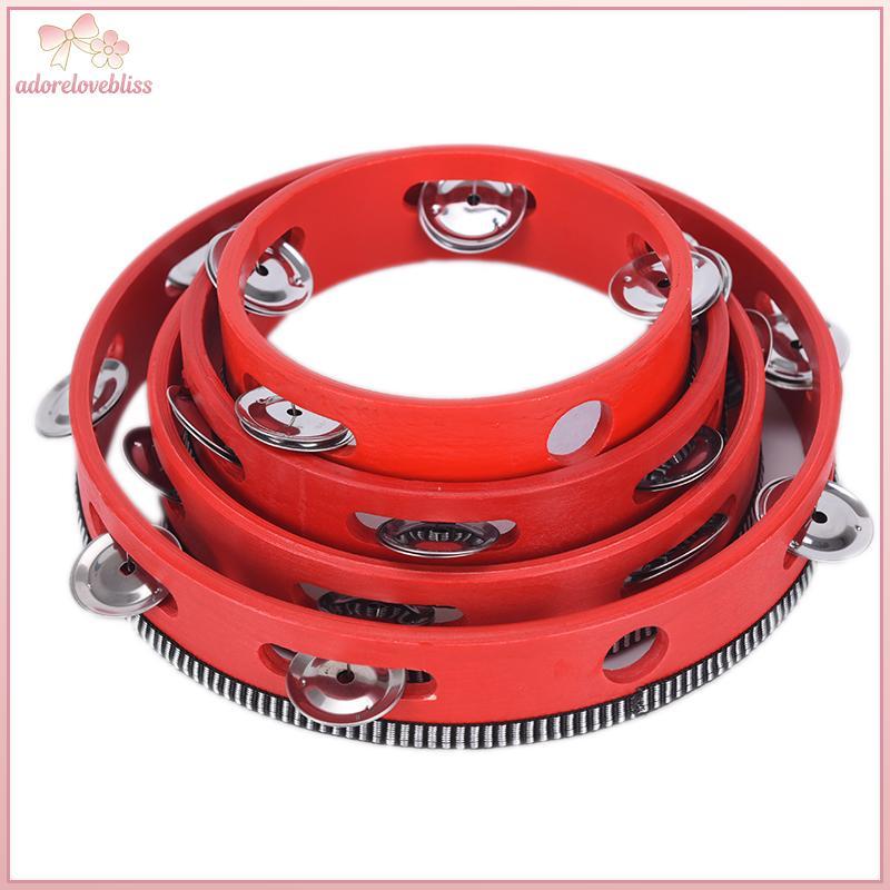 THÊM Nhạc cụ Trống Tambourine Trẻ em Giáo dục âm nhạc Tambourine BSS