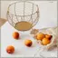 Giỏ thu thập trứng gà bằng kim loại có tay cầm, Giỏ đựng trứng có dây để thu thập trứng, Hộp đựng trứng cho mặt bàn