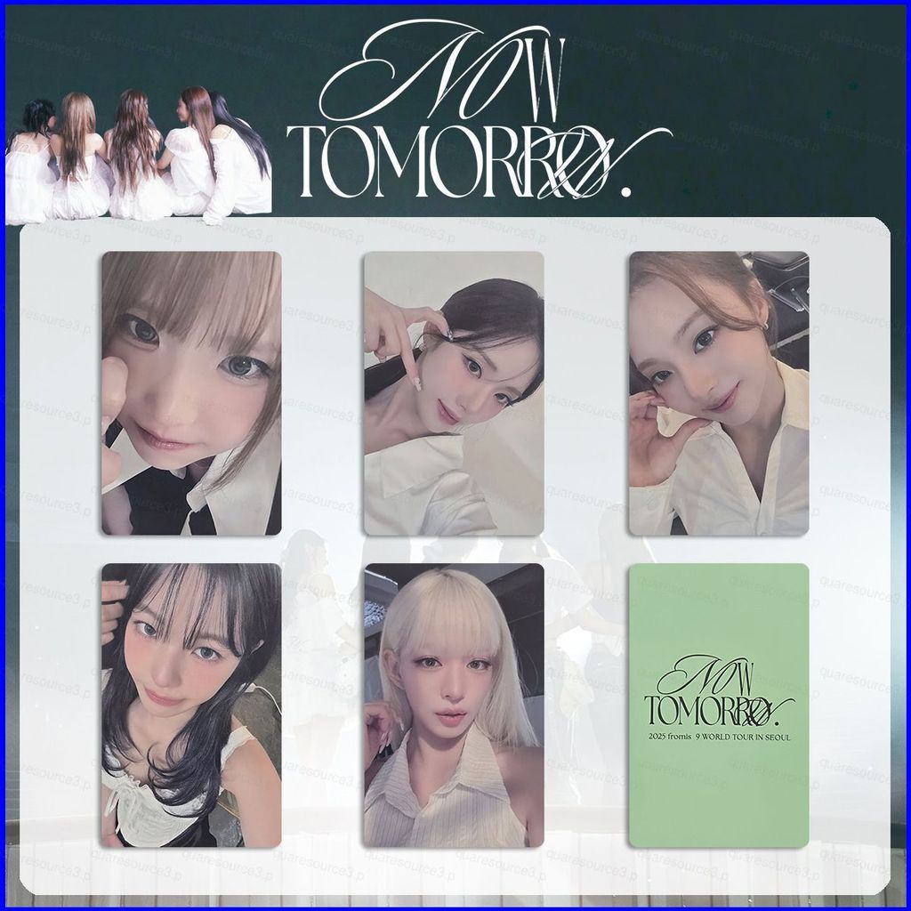 SQ3 5 Cái / bộ Fromis 9 LOMO Card TOUR THẾ GIỚI NGAY TOMORROW Park Ji Won Bưu Thiếp Bộ Sưu Tập Ngôi Sao Ngoại Vi QS3