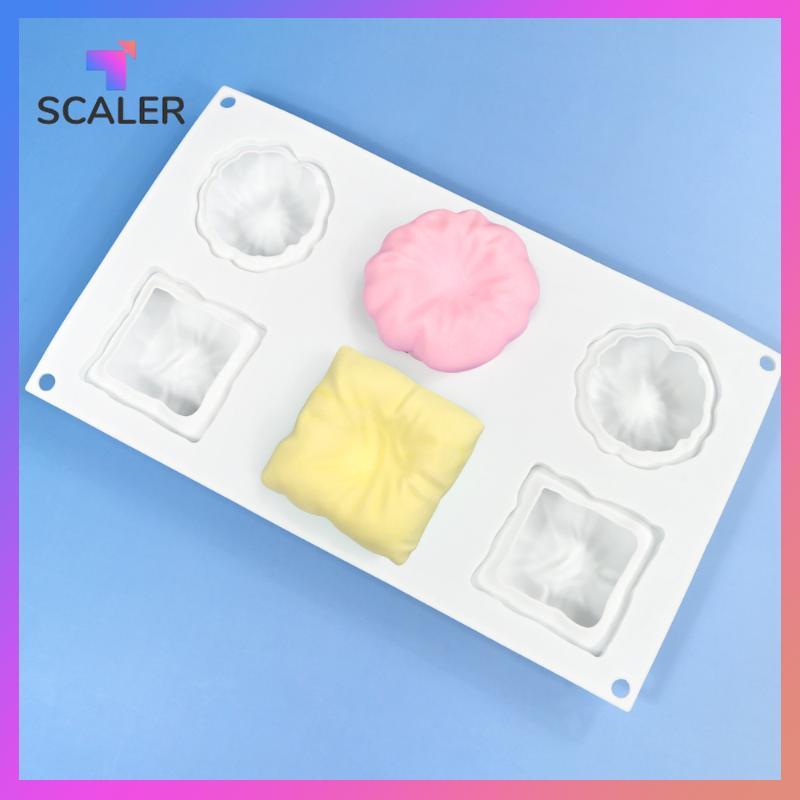 SCALER Silicone 3D Gối Mousse Khuôn Bánh Đan Len Bóng Hình Không Sti Sáng Tạo Máy Nướng Cho Tiệc Ngày Lễ Làm Bánh Hiện Tại.