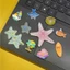 Set charm sao biển lấp lánh phong cách đại dương pastel dễ thương gắn dép trang trí cá vỏ sò thuyền bánh lái resin