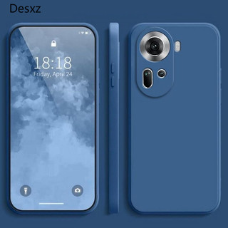 Dành cho Ốp lưng OPPO Reno 11 5G màu trơn OPPO Reno11 5g Vỏ bảo vệ silicon chống rơi màu trơn đơn giản