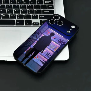 TP-3 Anime 19 D-Days Ốp Lưng Điện Thoại IPhone 17 16 15 14 13 12 11 Pro Max Plus Mini Đen Mờ Vỏ Mềm Funda