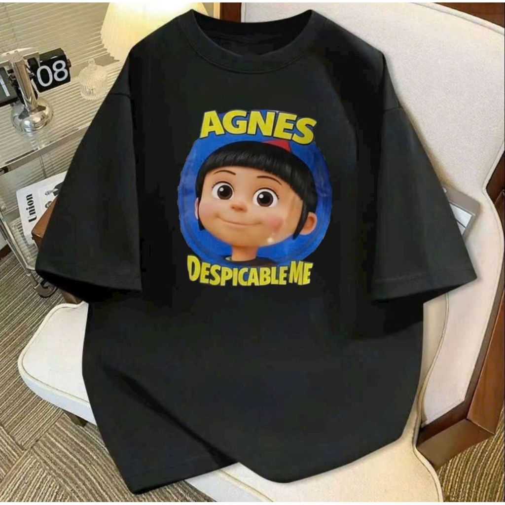 Áo thun  in  đơn giản mà sang trọng . Chất cotton mềm mỏng và mát- chữ ANNESS -thoitrangthubioxinh