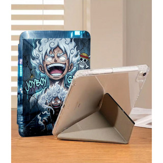 Ốp Lưng Luffy Gear 5 Cho iPad A16 Air 4/5/6/7/8 Pro 11 Y-fold Vỏ Một miếng One Piece iPad Gen 12 11 10 9 8 7 6 5 Mini6/7