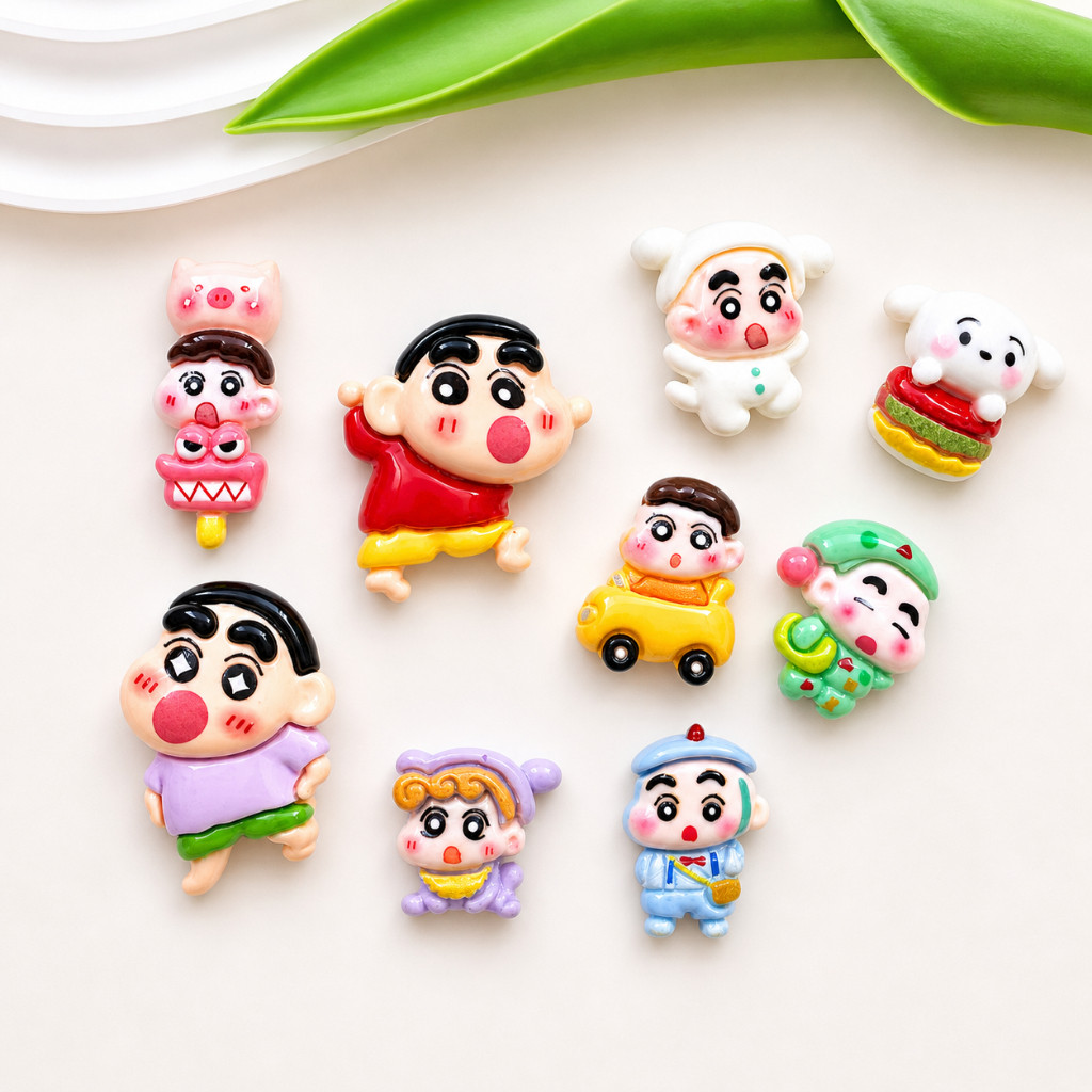 [CHARM ĐỘC QUYỀN]- Set charm Shin quẩy tới bến dễ thương- Shin chan cậu bé bút chì siêu cute ngộ nghĩnh