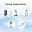 Gel truyền siêu âm cho hộ gia đình Doppler Theo dõi nhịp tim thai nhi Mang thai Không có bức xạ Máy dò nhịp tim