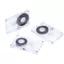 Máy nghe nhạc trống màu Cassette tiêu chuẩn ECK với băng âm thanh từ tính 45 / 60 / 90 phút Hộp lưu trữ trong suốt để ghi âm bài phát biểu HOT
