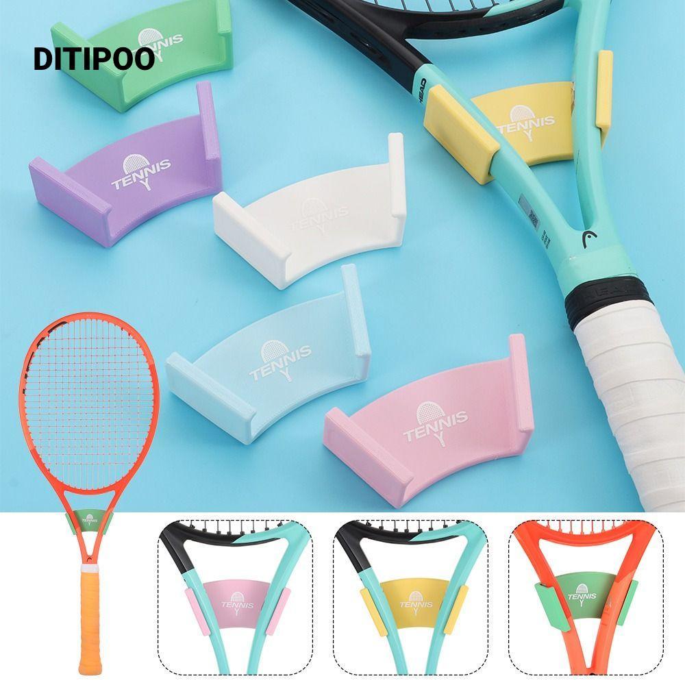 Giá đỡ và móc treo tường tự dính cho vợt cầu lông và tennis, bền bỉ bằng nhựa