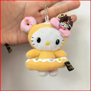 SY Sanrio Hello Kitty Plushie Vintage Donut Dễ Thương Sang Trọng Túi Búp Bê Bông Quyến Rũ