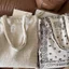 Túi vải lanh Cotton thêu vai Tote văn học Thiết kế thích hợp Phong cách dân tộc