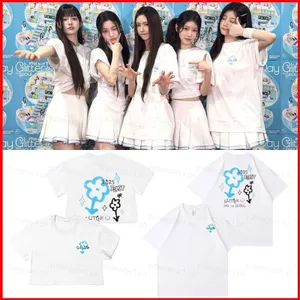 YB1 2025 ILIT tee tour du lịch thế giới Long lanh Ngày WONHEE YUNAH MINJU IROHA MOKA Áo thun KPOP tay ngắn BY1