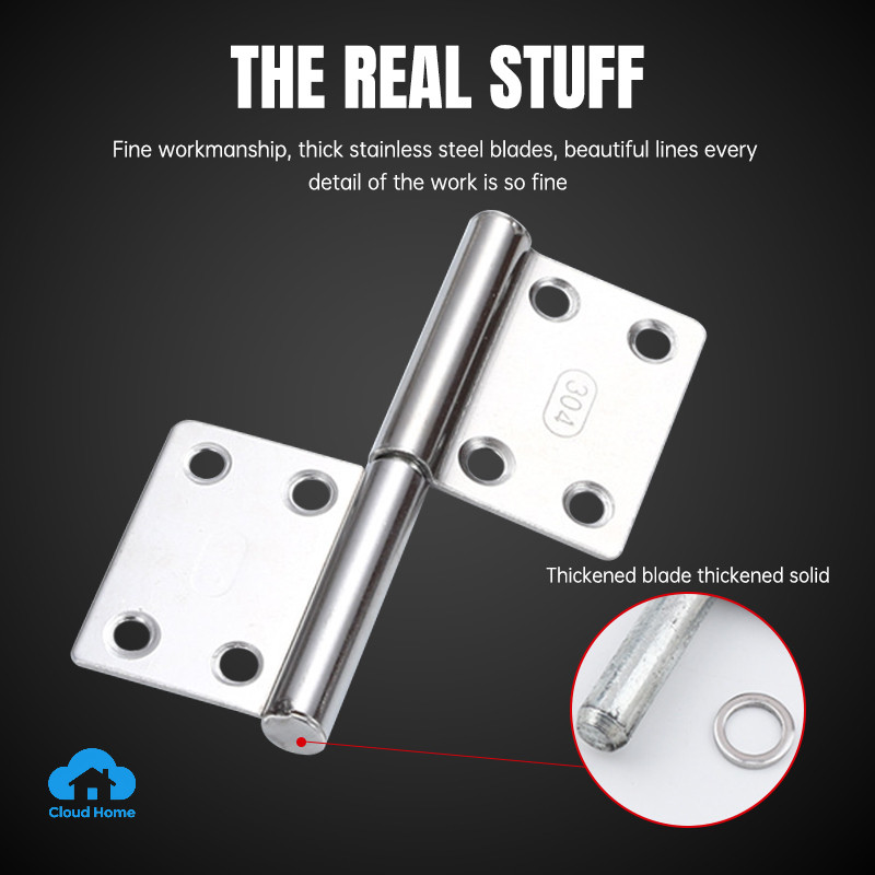 🌤️COD🌤️Bản lề lò xo tự đóng inox cao cấp, Bản lề cửa đóng tự động