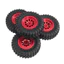 4 Bánh xe RC cao su 71 * 25mm 5mm Hex MN99S cho MN98 MN82, WPL C24-1 B36 D12 C64 D74-1 Nâng cấp xe địa hình, Lốp RC hiệu suất cao 70mm