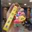 HT3 SpongeBob SquarePants Xe Móc Khóa Patrick Ngôi Sao Mặt Dây Chuyền Hoạt Hình Túi Phụ Kiện Anime Ngoại Vi TH3