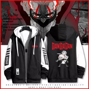 YB1 DANDAN Momo Ayase Okarun anime Dây Kéo Áo Khoác Áo Unisex Top BY1
