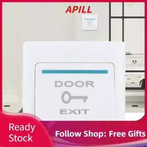 Apill Nút nhấn để thoát 86 Loại Chuông cửa đẩy chống cháy có chức năng phát sáng cho cộng đồng văn phòng và nhà cho thuê
