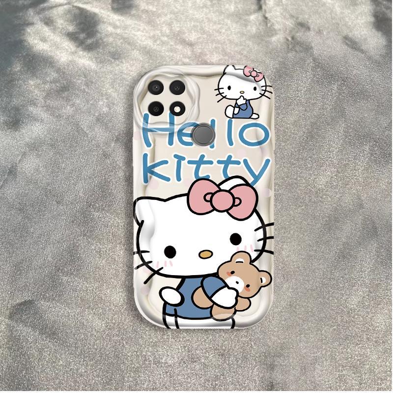 Thích hợp cho OPPO A15 A15S A35 3D Girls Soft TPU Kitty Rilakkuma Ốp điện thoại chống sốc