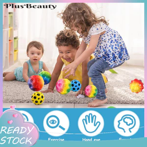 < Pluscloth > Đồ chơi giảm căng thẳng quả bóng mặt trăng nảy cao – Phối hợp tay-mắt Huấn luyện kỹ năng vận động nhanh nhẹn cho trẻ em Người lớn – Quả bóng không gian nhảy vui nhộn để giải nén và tập trung giả