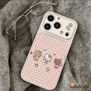 Ốp Lưng Họa Tiết Da Hello Kitty Dễ Thương Lưới Màu Hồng Cho Honor X9D X9C Smart X9B X9A X8D X8C X8B X8A X7D X7C X7B X7A X7 X6D X6S X6C X6B X6A X6 5G 4G Vỏ Mèo Ngọt Ngào Đơn Giản Bé Gái