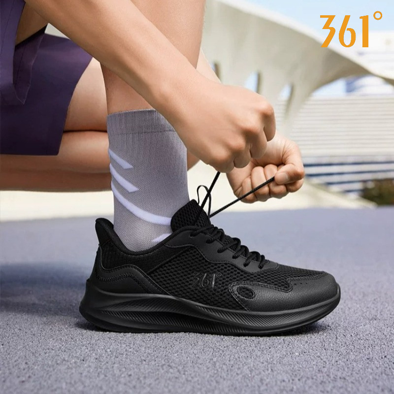 361° Giày Thể Thao Nam Mới 2026 Lưới Lỗ Thoáng Khí Siêu Nhẹ Êm Chân Chống Trơn Chạy Bộ Tập Gym Đi Bộ