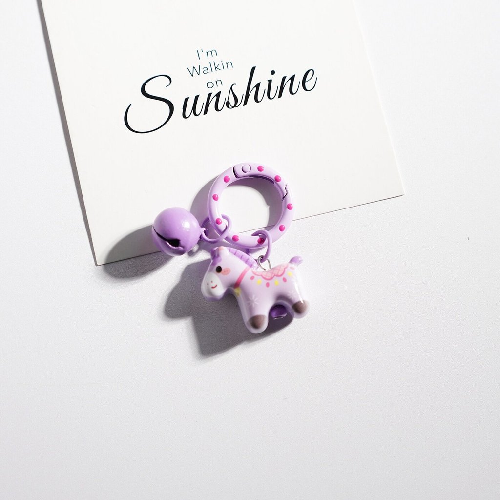Hoạt Hình Dễ Thương Pony Móc Khóa Cô Gái Túi Trái Tim Mặt Dây Chuyền Nhiều Màu Sáng Tạo Hợp Thời Trang Chơi Quà Tặng Xe Ô Tô Tai Nghe Mặt Dây Chuyền