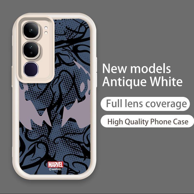 Ốp Lưng Cho VIVO Y19S Pro Y29 4G Hoạt Hình Silicon Mềm Ốp lưng TPU Spider Man Venom Thoáng Mát Mắt Thiên Thần Chống Sốc Ốp Lưng