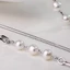 Ánh sáng sang trọng Baroque giả ngọc trai mở rộng chuỗi vòng cổ đa năng Khóa đôi ngọc trai tự làm Chuỗi mở rộng phù hợp với trang sức đa năng cao cấp Mô-đun DIY có thể được sử dụng làm vòng cổ Vòng đeo tay Dây xích thắt lưng Dây chuyền kính Chuỗi túi chuỗ
