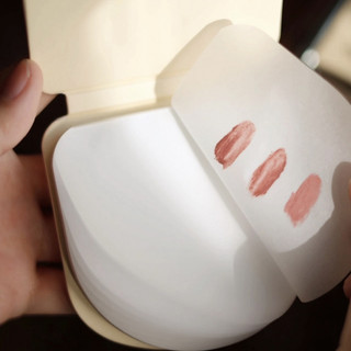 GUOXIAONIU Giấy trang điểm Bánh mì nướng Kem nền dùng một lần Giấy trang điểm kiểm tra màu không viền