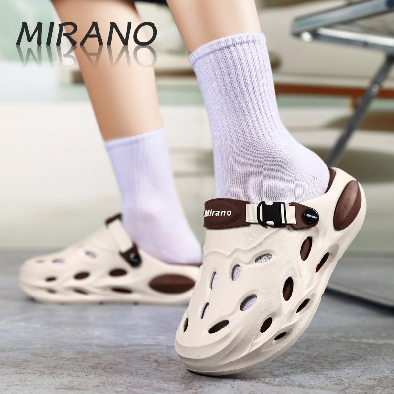 Mirano Dép Giày Sandal Nam EVA Siêu Dày Chống Trơn Trượt, Dép Thời Trang Đa Năng 360 Độ Thoáng Khí