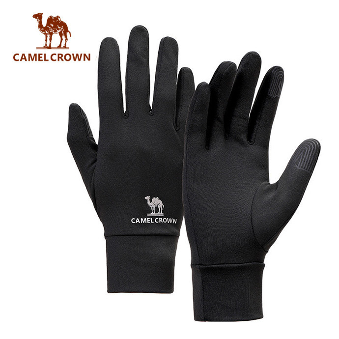 Găng Tay CAMEL CROWN Mỏng Dành Cho Touchscreen - Giữ Ấm Khi Đi Xe Đạp và Chơi Thể Thao Ngoài Trời