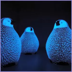 Chim Cánh Cụt Tượng Nhỏ Cho Trẻ Em Phát Sáng Động Vật Tượng 3D In Hình Chim Cánh Cụt Nhỏ Dễ Thương Cho Máy Tính Để Bàn Kệ Sách Quầy mueadsyvn