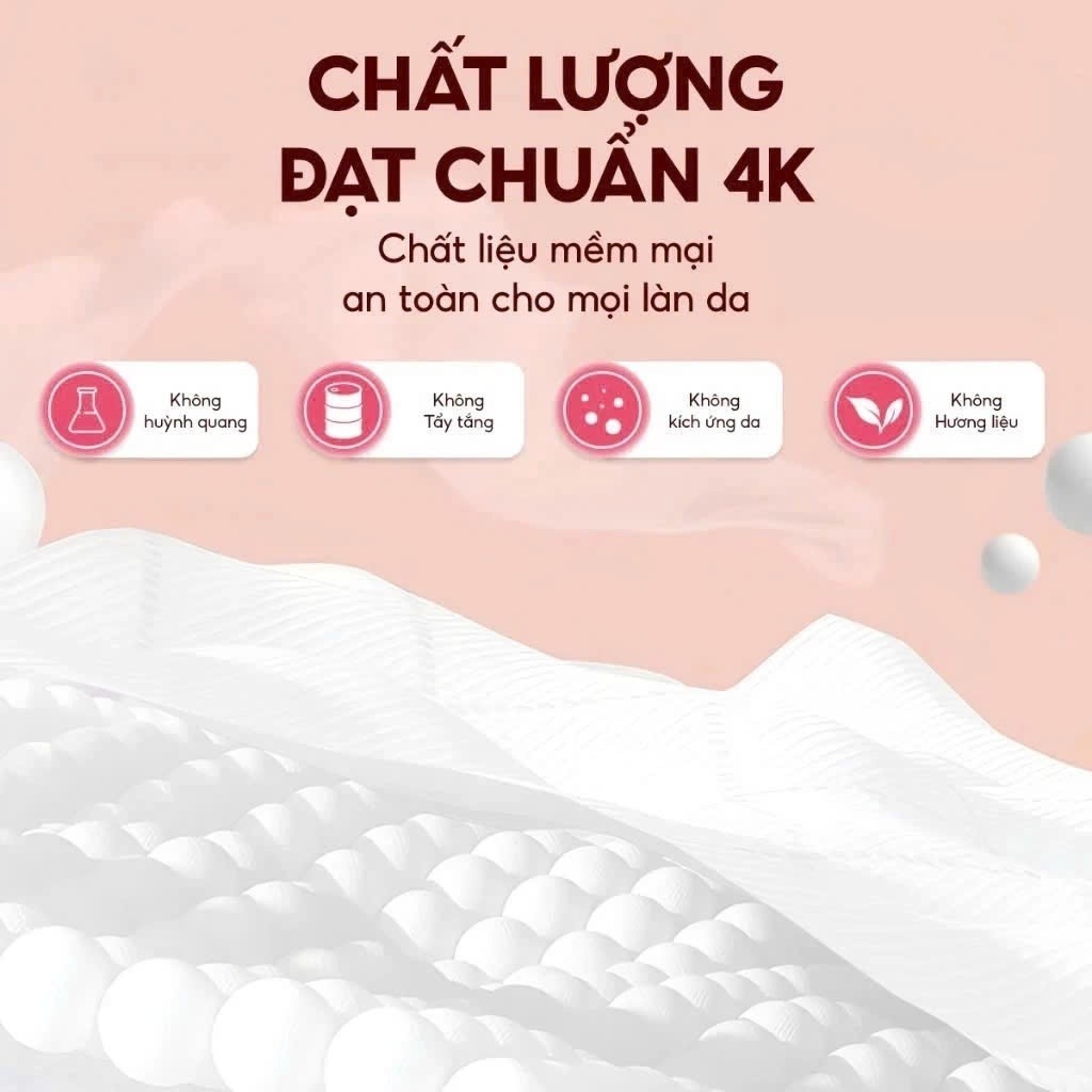 Giấy vệ sinh treo tường TopGia thùng 8 bịch Đa Sắc làm từ bột gỗ nguyên chất, 1280 tờ 4 lớp dày dặn