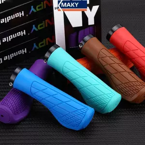 MAKY Tay Cầm Xe Đạp Bọc Cao Su Công Thái Học Chống Trơn Trượt